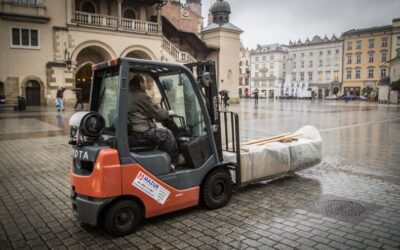 MAZUR na Rynku – transport wykopaliska