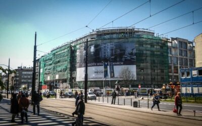 Rozładunek w centrum miasta
