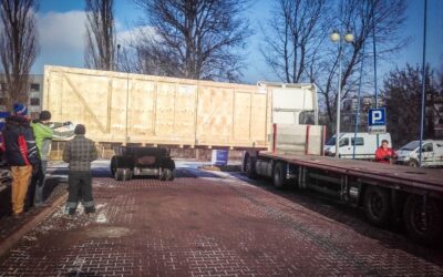 Rozładunki, załadunki i przeładunki ciężkich maszyn i urządzeń
