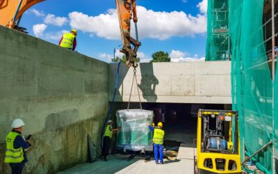 Transport i ustawianie ciężkiego transformatora