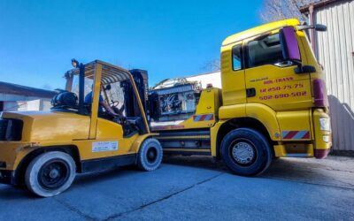 Kraków Transport maszyn i urządzeń Przenoszenie Przestawianie Przewożenie Załadunek i rozładunek wózkiem widłowym Relokacje Małopolska