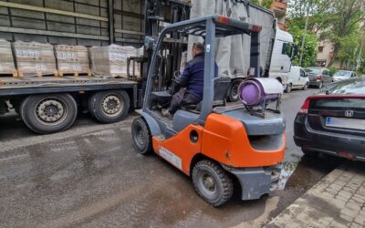 Załadunek i rozładunek maszyn wózkiem widłowym w Krakowie Usługi wózkami widłowymi Kraków Małopolska Relokacje Przestawianie Przenoszenie Centra logistyczne